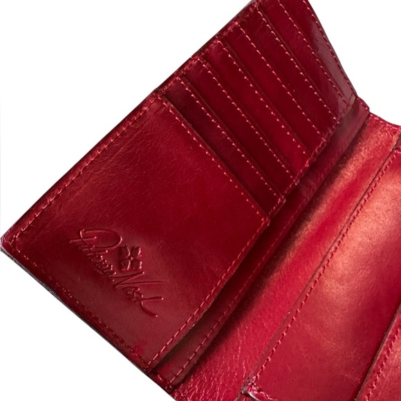 Patricia Nash Red Leather Wallet - Picture 3 of 9